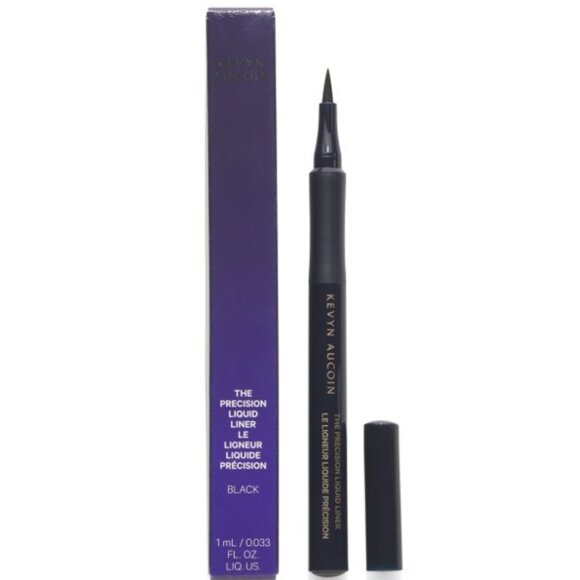 KEVYN AUCOIN*THE PRECISION LIQUID LINER ~ BASIC BLACK#27101 1ml NIB - Picture 2 of 11